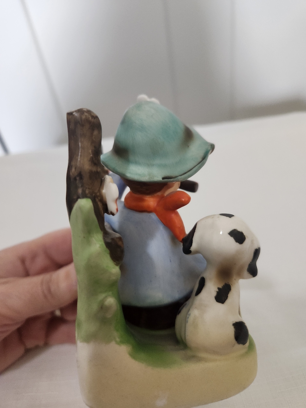 Napcoware Hand-Painted Boy with Dog Figurine - Picture 5 of 10